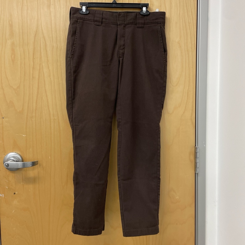 Dickies Men's Dark Brown Workwear Pants